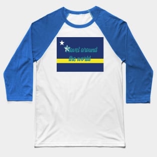 Travel Around the World - Curacao Baseball T-Shirt
